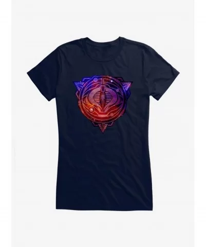 Flash Sale G.I. Joe Cobra Space Badge Girls T-Shirt $8.17 T-Shirts