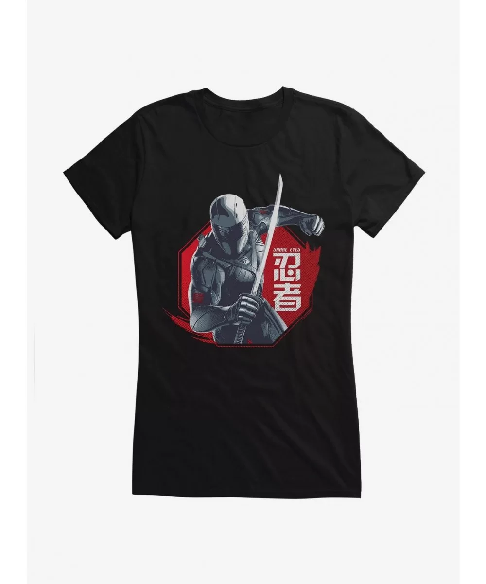 Crazy Deals G.I. Joe Snake Eyes Comin At Ya Girls T-Shirt $9.96 T-Shirts