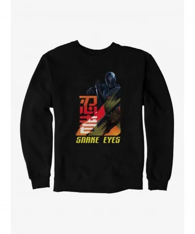 Bestselling G.I. Joe Snake Eyes Attack Stance Sweatshirt $13.58 Sweatshirts