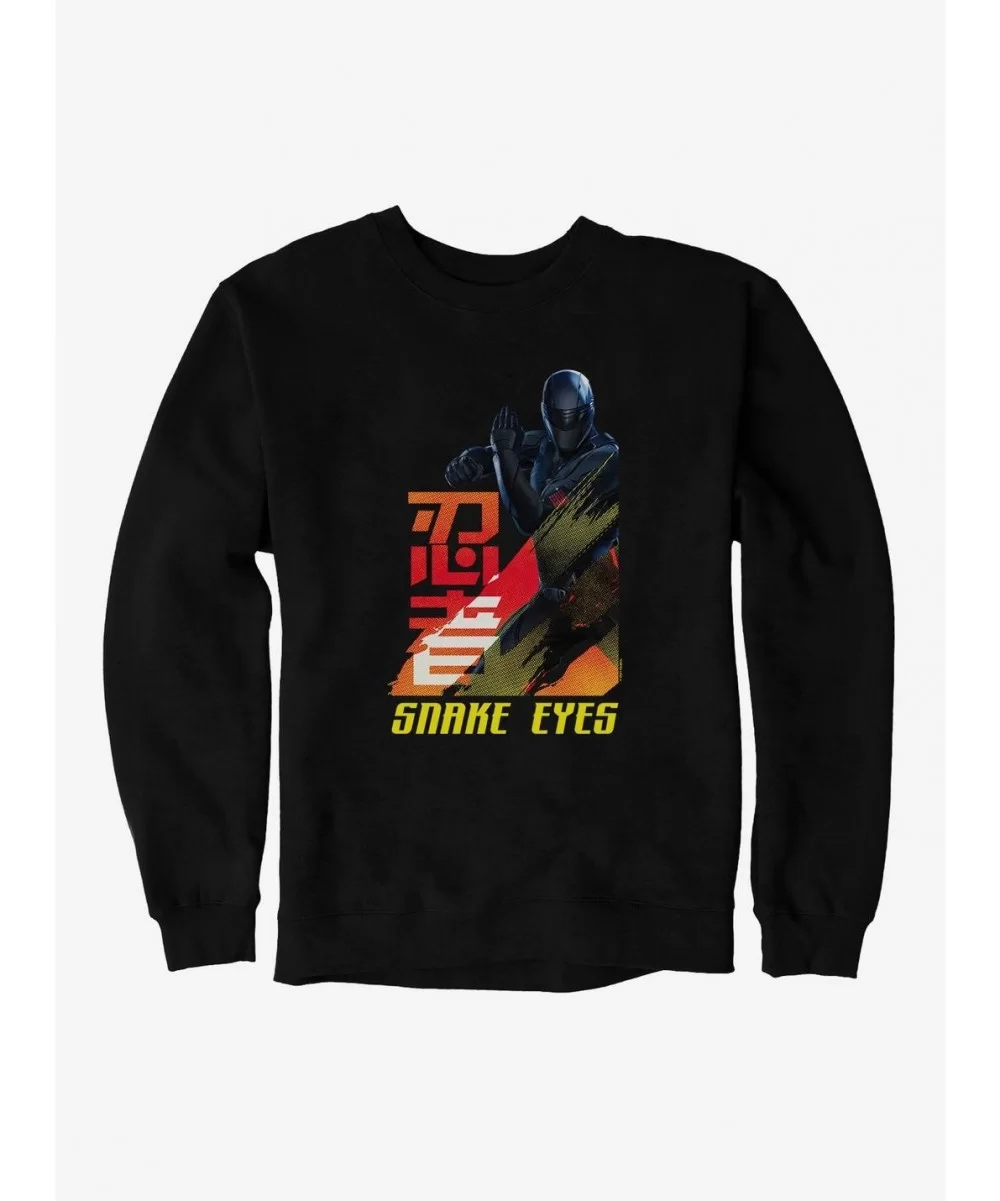 Bestselling G.I. Joe Snake Eyes Attack Stance Sweatshirt $13.58 Sweatshirts