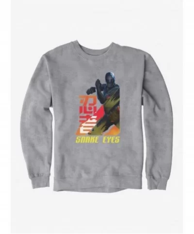 Bestselling G.I. Joe Snake Eyes Attack Stance Sweatshirt $13.58 Sweatshirts