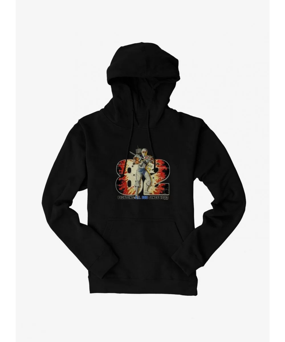 Bestselling G.I. Joe Storm Shadow Fighting Since 82 Hoodie $14.73 Hoodies