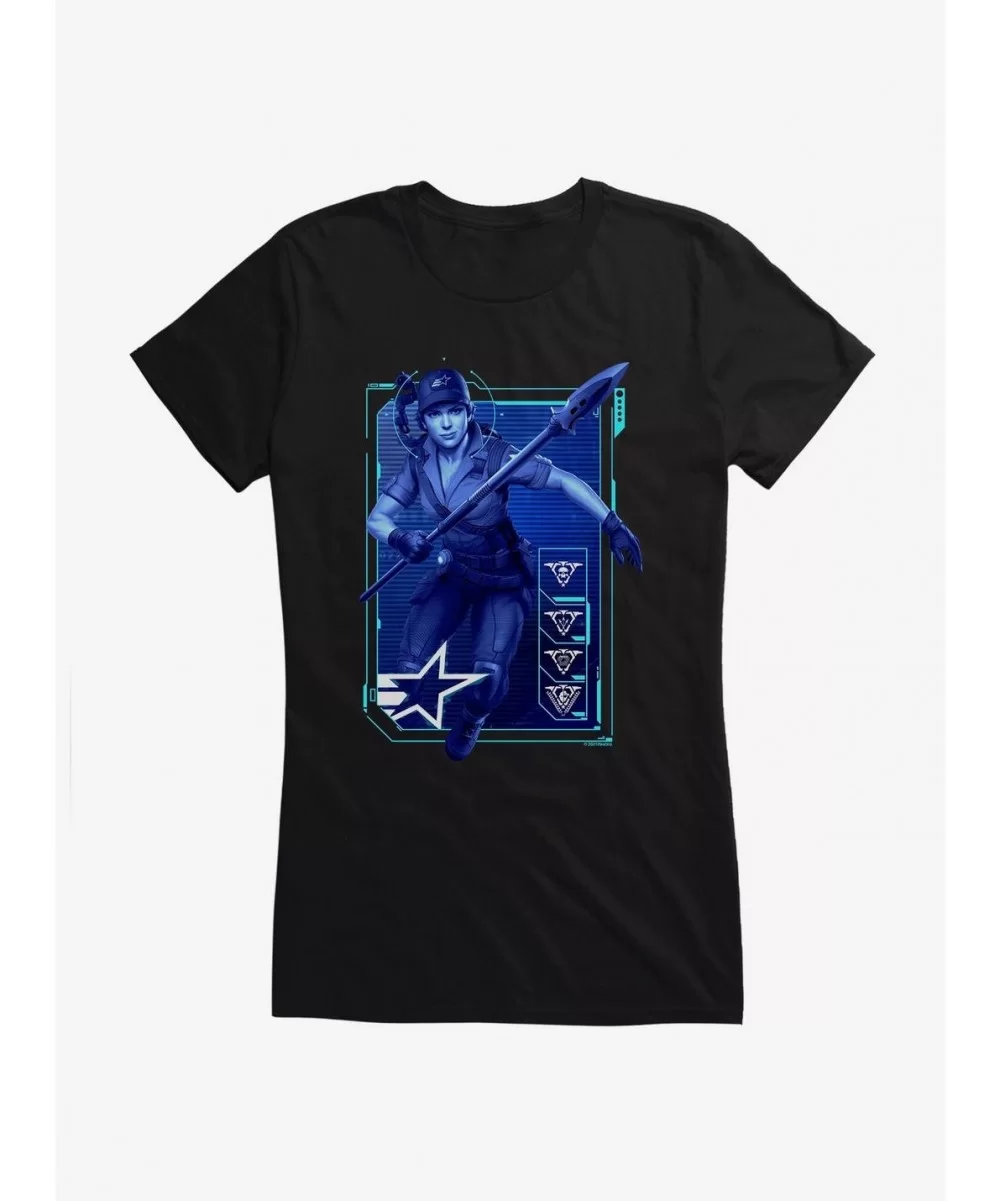 Hot Selling G.I. Joe Lady Jaye Body Scan Girls T-Shirt $7.17 T-Shirts