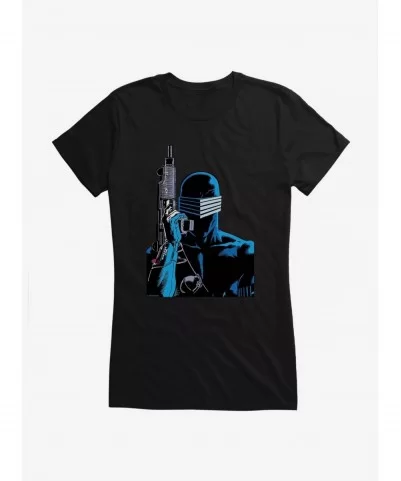 Sale Item G.I. Joe Snake Eyes Pose Girls T-Shirt $7.77 T-Shirts