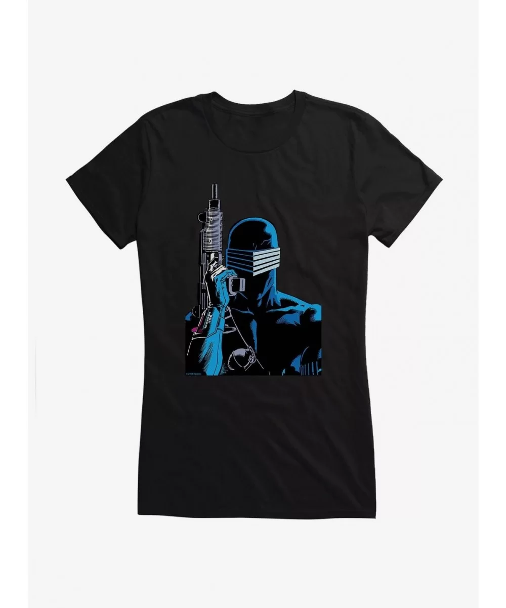 Sale Item G.I. Joe Snake Eyes Pose Girls T-Shirt $7.77 T-Shirts