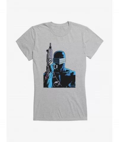 Sale Item G.I. Joe Snake Eyes Pose Girls T-Shirt $7.77 T-Shirts