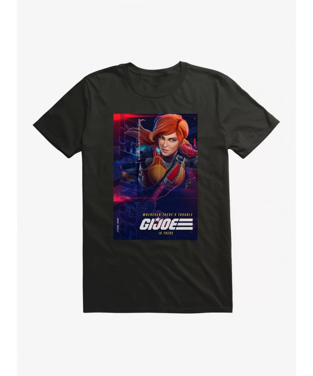 Discount G.I. Joe Scarlett Info Card T-Shirt $6.31 T-Shirts