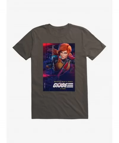 Discount G.I. Joe Scarlett Info Card T-Shirt $6.31 T-Shirts