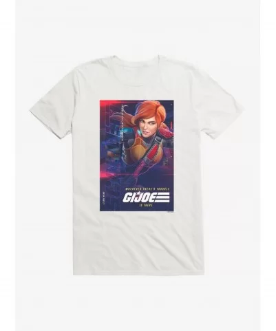 Discount G.I. Joe Scarlett Info Card T-Shirt $6.31 T-Shirts