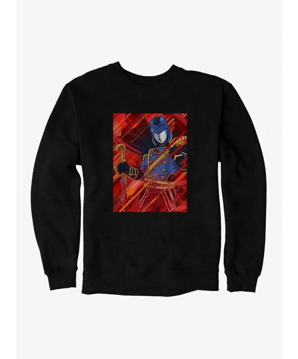 Seasonal Sale G.I. Joe Cobra Commander Portrait Sweatshirt $14.46 Sweatshirts