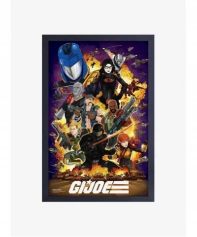 Limited Time Special G.I. Joe Movie Poster Framed Wood Wall Art $8.96 Other Products