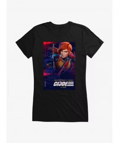 Wholesale G.I. Joe Scarlett Info Card Girls T-Shirt $9.96 T-Shirts