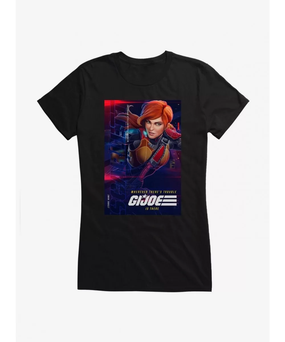 Wholesale G.I. Joe Scarlett Info Card Girls T-Shirt $9.96 T-Shirts