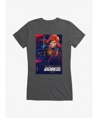 Wholesale G.I. Joe Scarlett Info Card Girls T-Shirt $9.96 T-Shirts