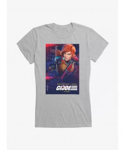 Wholesale G.I. Joe Scarlett Info Card Girls T-Shirt $9.96 T-Shirts