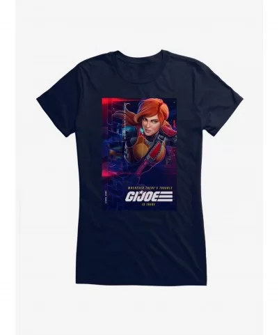 Wholesale G.I. Joe Scarlett Info Card Girls T-Shirt $9.96 T-Shirts