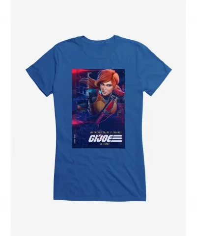 Wholesale G.I. Joe Scarlett Info Card Girls T-Shirt $9.96 T-Shirts