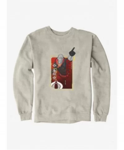 Hot Sale G.I. Joe Destro Scan Card Sweatshirt $13.87 Sweatshirts