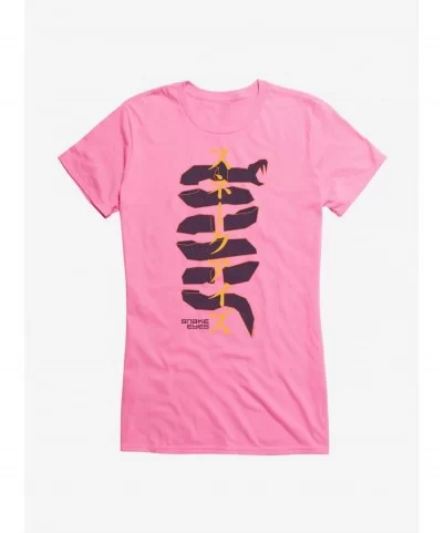 Crazy Deals G.I. Joe Red Snake Wrapped Girls T-Shirt $9.76 T-Shirts