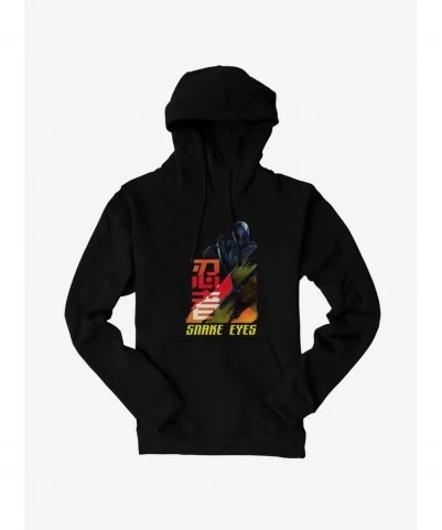 Absolute Discount G.I. Joe Snake Eyes Attack Stance Hoodie $11.85 Hoodies