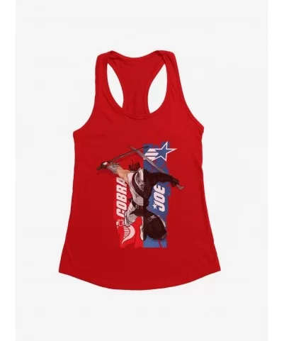 Discount G.I. Joe Half Storm Shadow Half Snake Eyes Girls Tank $7.57 Tanks