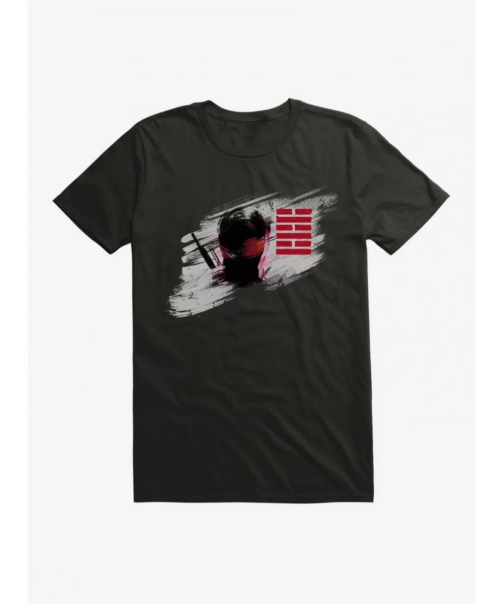 Flash Sale G.I. Joe Snake Eyes Painted Silhouette T-Shirt $7.65 T-Shirts