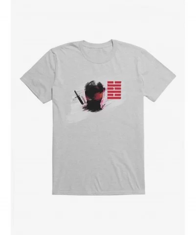 Flash Sale G.I. Joe Snake Eyes Painted Silhouette T-Shirt $7.65 T-Shirts