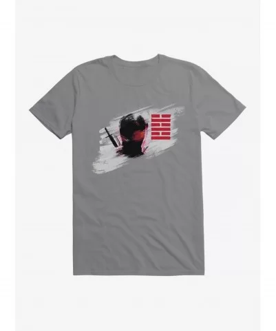 Flash Sale G.I. Joe Snake Eyes Painted Silhouette T-Shirt $7.65 T-Shirts