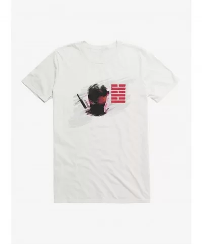 Flash Sale G.I. Joe Snake Eyes Painted Silhouette T-Shirt $7.65 T-Shirts