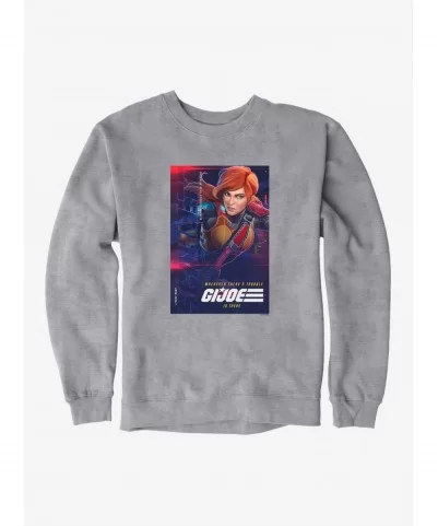 Value Item G.I. Joe Scarlett Info Card Sweatshirt $11.51 Sweatshirts