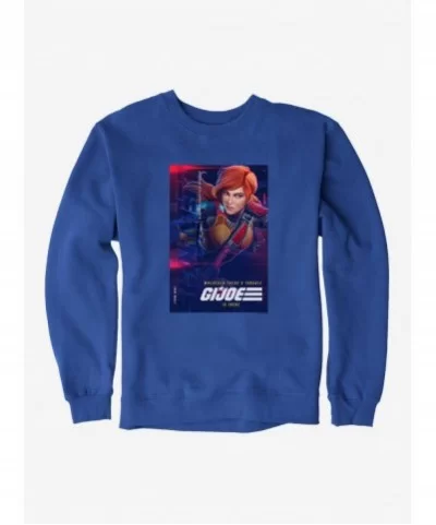 Value Item G.I. Joe Scarlett Info Card Sweatshirt $11.51 Sweatshirts