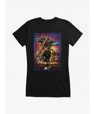 Pre-sale Discount G.I. Joe Hero Poster Girls T-Shirt $9.76 T-Shirts