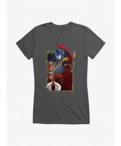 Festival Price G.I. Joe Cobra Commander Scan Card Girls T-Shirt $9.76 T-Shirts