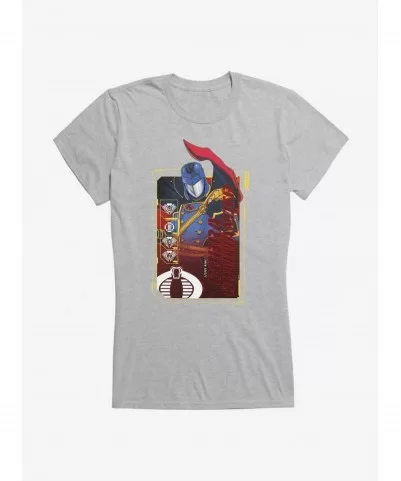 Festival Price G.I. Joe Cobra Commander Scan Card Girls T-Shirt $9.76 T-Shirts