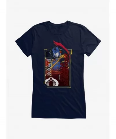 Festival Price G.I. Joe Cobra Commander Scan Card Girls T-Shirt $9.76 T-Shirts