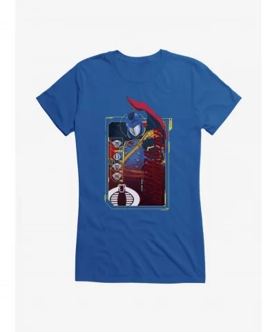 Festival Price G.I. Joe Cobra Commander Scan Card Girls T-Shirt $9.76 T-Shirts