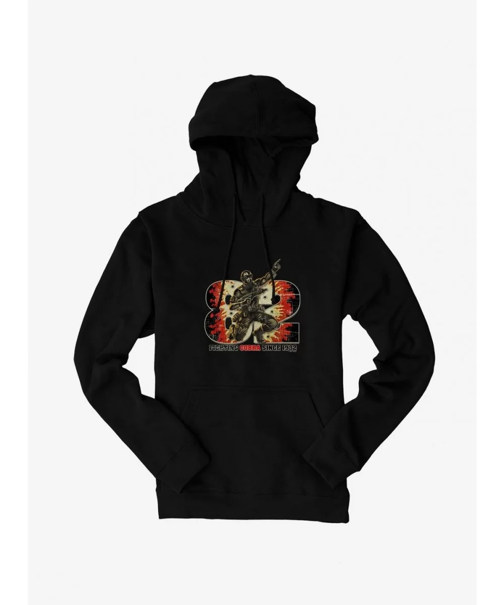 Exclusive G.I. Joe Snake Eyes Fighting Since 82 Hoodie $11.49 Hoodies