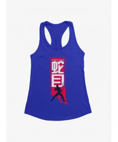 Limited-time Offer G.I. Joe Snake Eyes Stance Silhouette Banner Girls Tank $6.37 Tanks