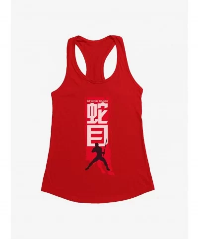 Limited-time Offer G.I. Joe Snake Eyes Stance Silhouette Banner Girls Tank $6.37 Tanks