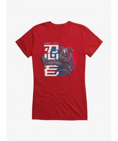 Bestselling G.I. Joe Snake Eyes Jump Kick Girls T-Shirt $9.36 T-Shirts