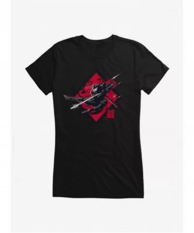 Crazy Deals G.I. Joe Snake Eyes Jump Attack Girls T-Shirt $8.96 T-Shirts