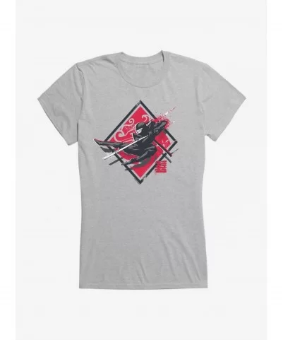 Crazy Deals G.I. Joe Snake Eyes Jump Attack Girls T-Shirt $8.96 T-Shirts