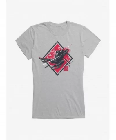 Crazy Deals G.I. Joe Snake Eyes Jump Attack Girls T-Shirt $8.96 T-Shirts