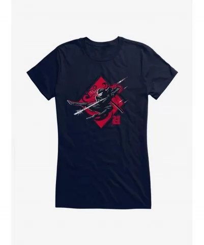 Crazy Deals G.I. Joe Snake Eyes Jump Attack Girls T-Shirt $8.96 T-Shirts