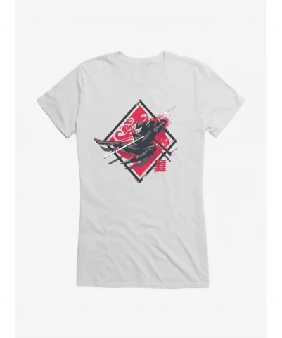 Crazy Deals G.I. Joe Snake Eyes Jump Attack Girls T-Shirt $8.96 T-Shirts