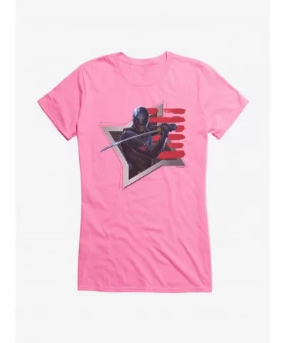 Discount G.I. Joe Snake Eyes Shuriken Girls T-Shirt $9.36 T-Shirts