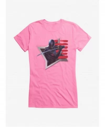 Discount G.I. Joe Snake Eyes Shuriken Girls T-Shirt $9.36 T-Shirts