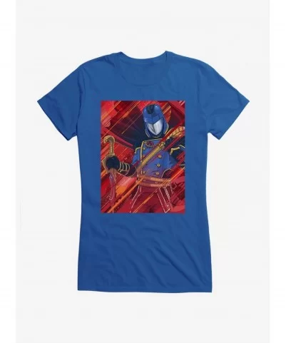 Discount Sale G.I. Joe Cobra Commander Portrait Girls T-Shirt $7.57 T-Shirts