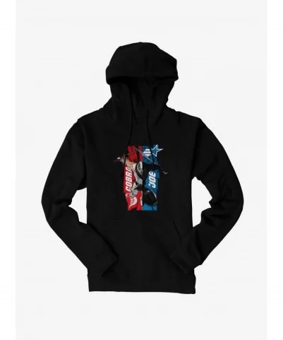 Exclusive G.I. Joe Half Storm Shadow Half Snake Eyes Hoodie $10.78 Hoodies