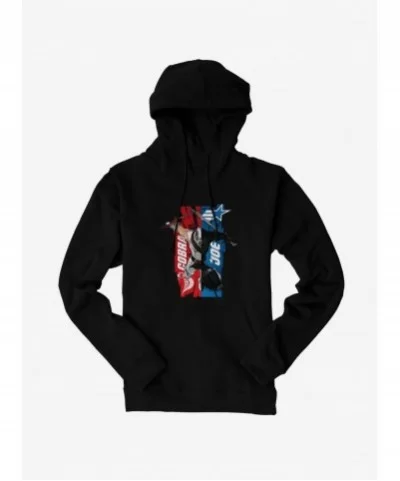 Exclusive G.I. Joe Half Storm Shadow Half Snake Eyes Hoodie $10.78 Hoodies